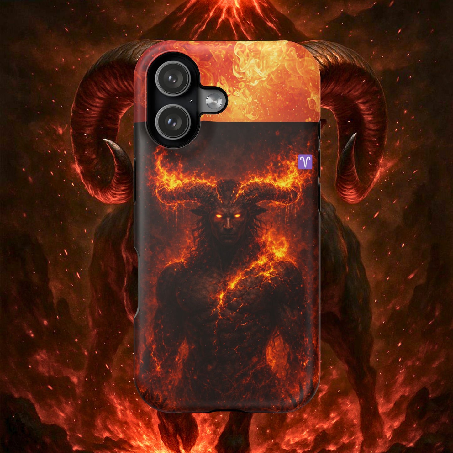 "Funda Magnética Reforzada ♈ Aries — Espíritu de fuego"