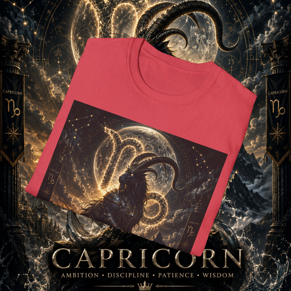 "Camiseta ♑ Capricornio – El Guardián de las Cumbres"