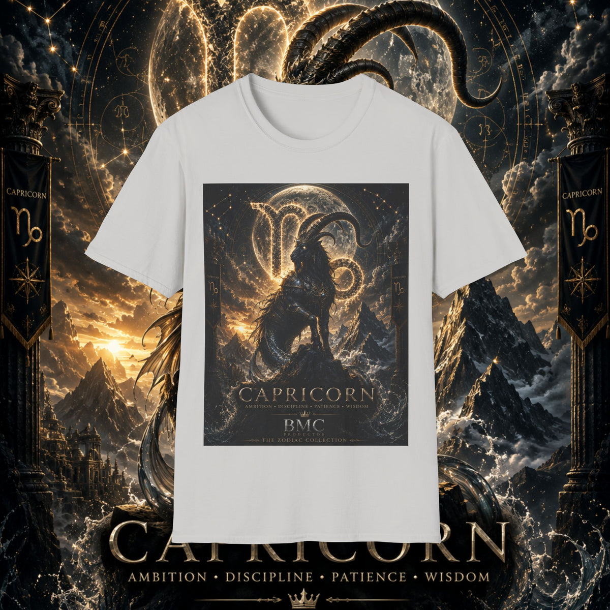 "Camiseta ♑ Capricornio – El Guardián de las Cumbres"