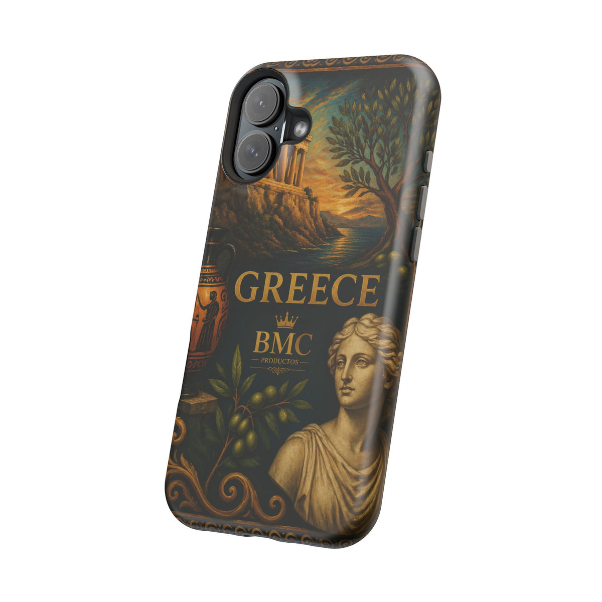 "Funda Magnética Reforzada Magnética Reforzada Grecia: Cuna de Dioses, Maravillas y Filosofía 🌊🏛️⚡"