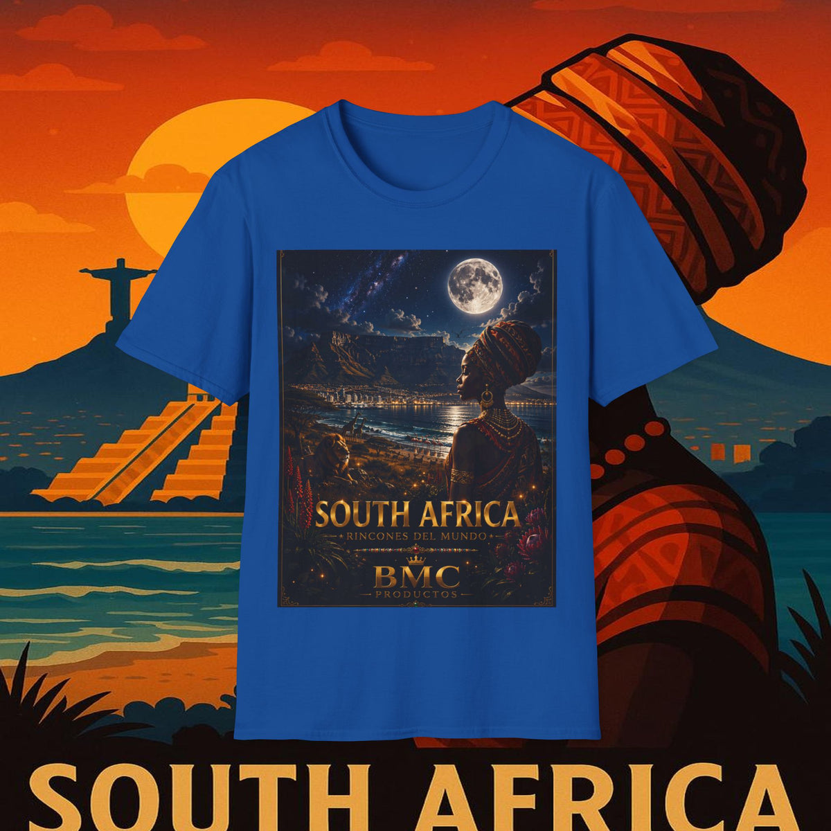 "Camiseta Sudáfrica 🌍 – Un mundo de aventuras y diversidad"