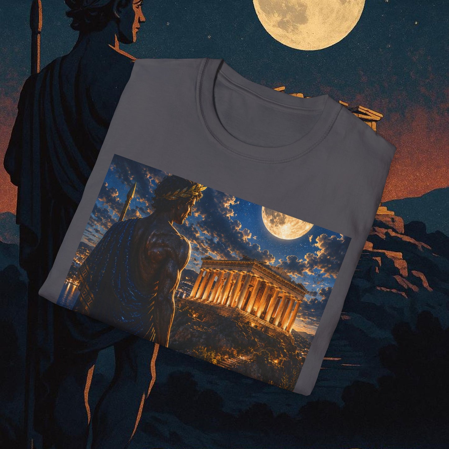 "Camiseta Grecia: Cuna de Dioses, Maravillas y Filosofía 🌊🏛️⚡"