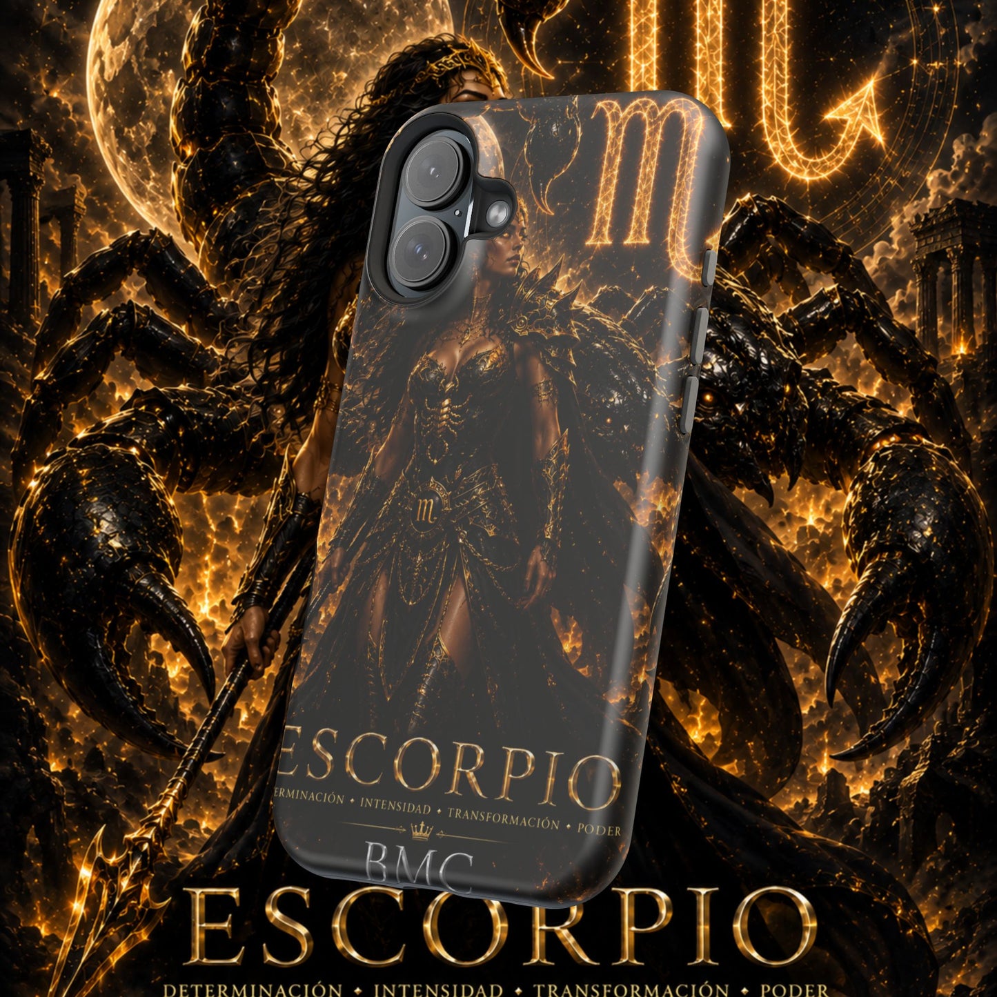 "Funda Magnética Reforzada ESCORPIO M –La Vigilante de las Sombras"
