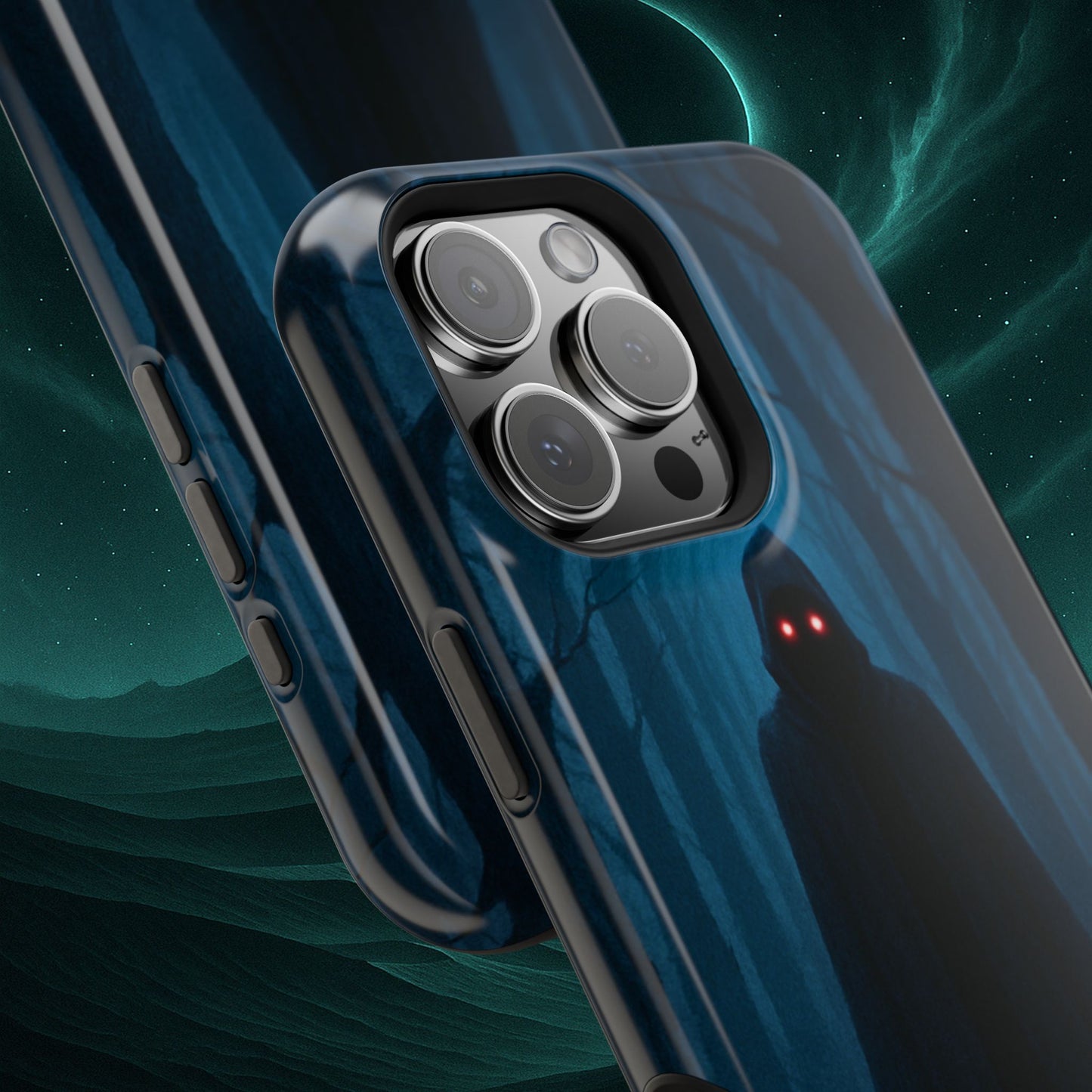 "Funda Magnética Reforzada🖤 El Vigía del Bosque Oscuro"