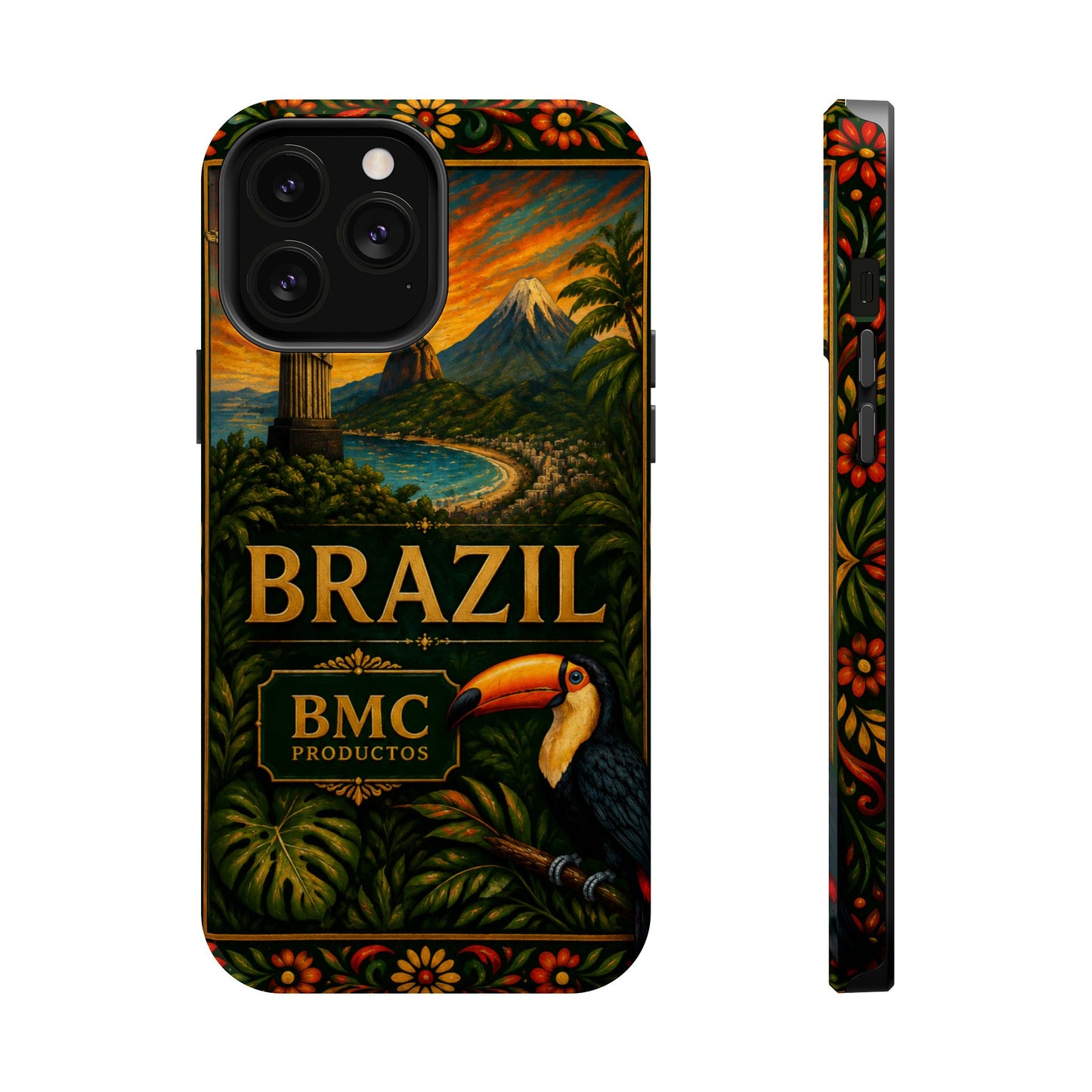 "Funda Magnética Reforzada Magnética Reforzada Brasil: Ritmo, Naturaleza y Alegría Infinita 🎶🌴🏖️"