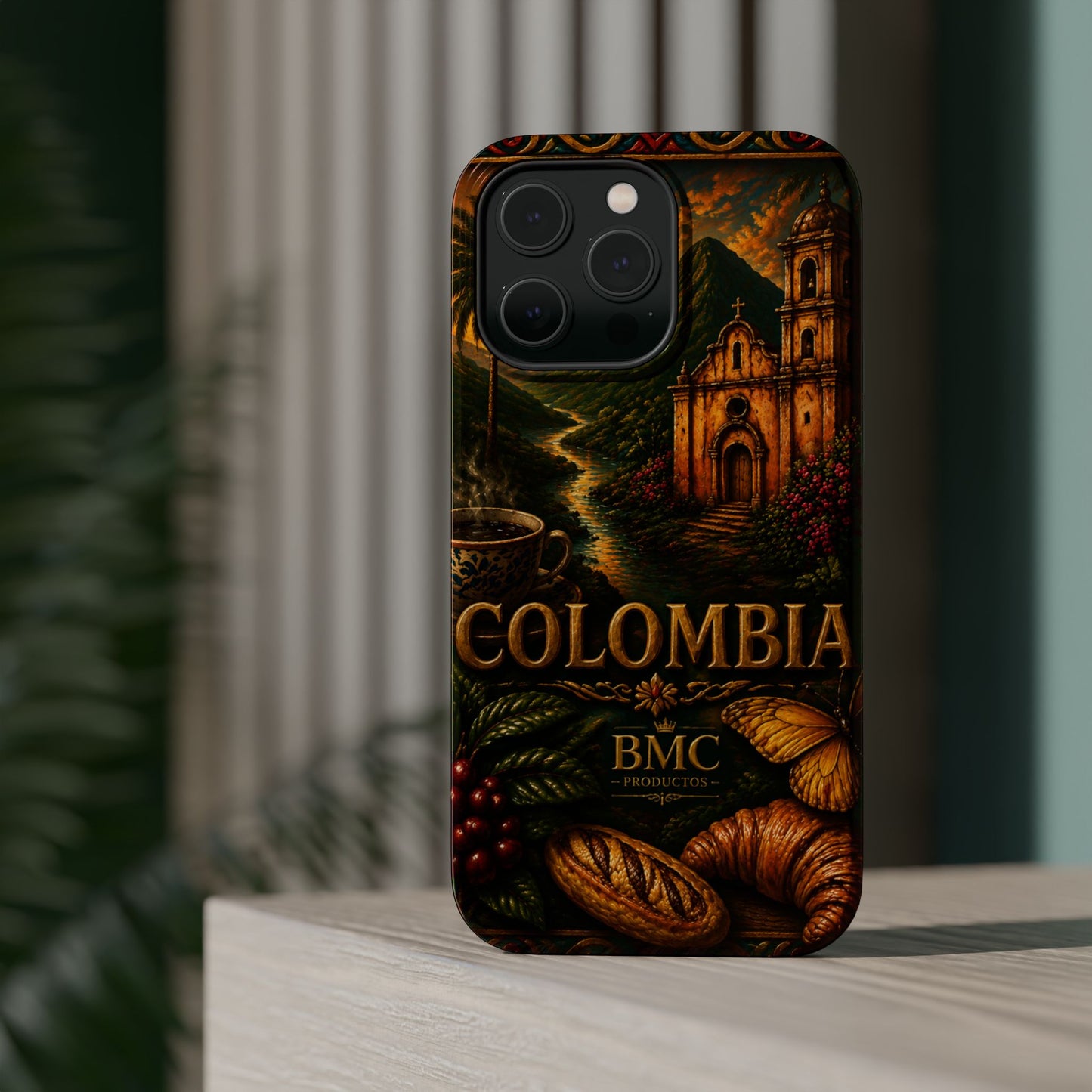 "Funda Magnética Reforzada Colombia: Magia de Colores, Café y Tradición ☕🎨🌄"