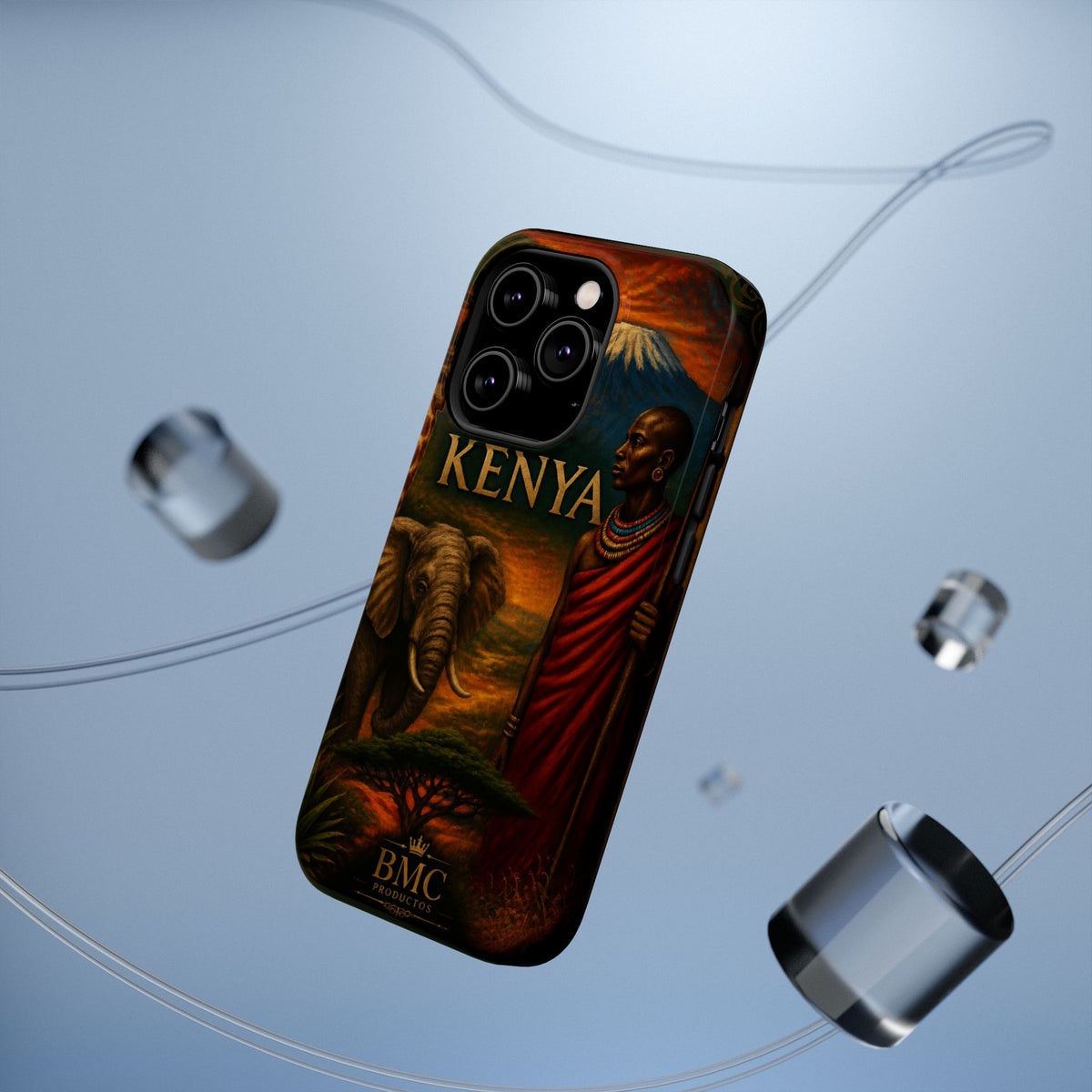 "Reinforced Magnetic Case Kenya: Wild Adventure and Land of Infinite Horizons 🦁🌄🏕️"