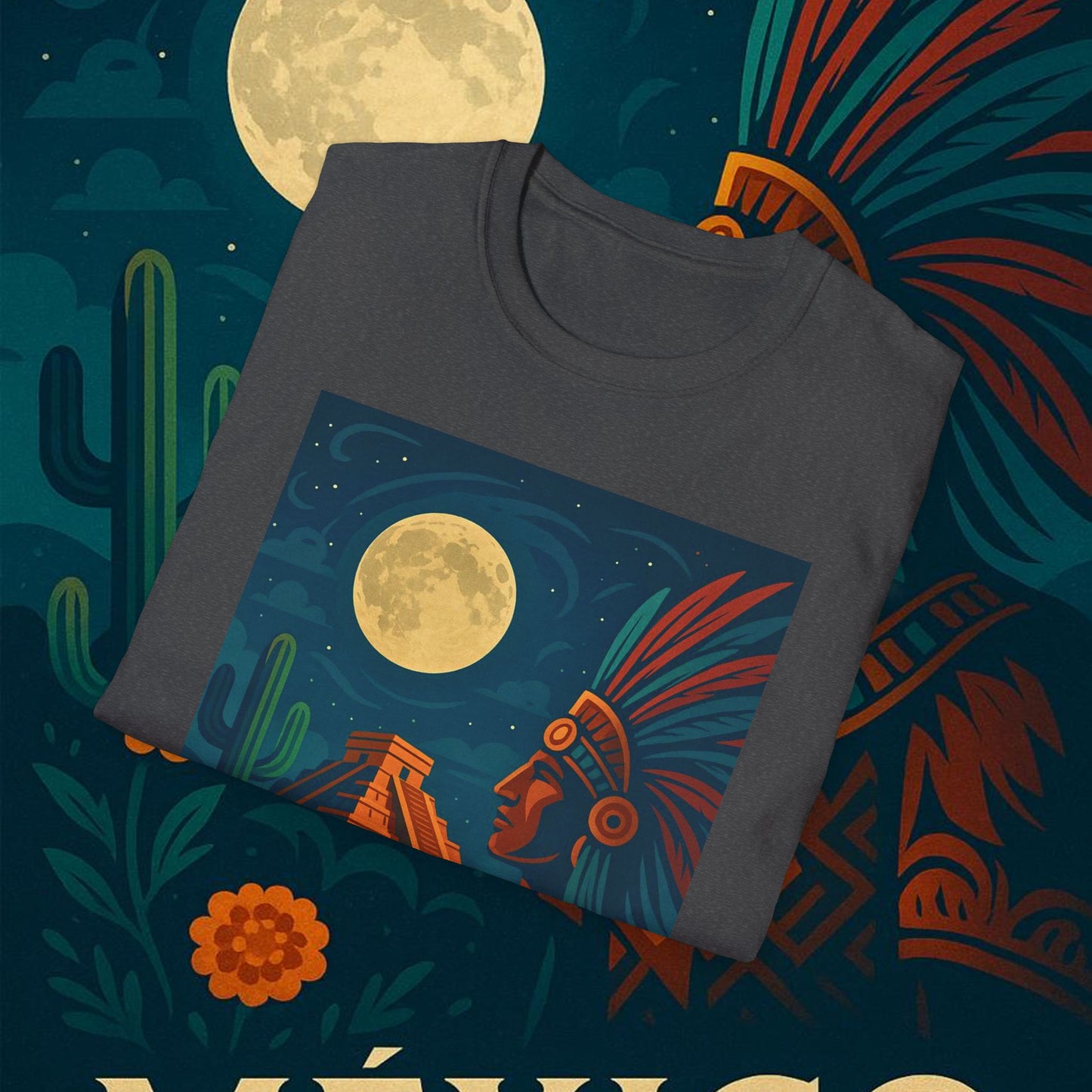 "Camiseta México: Tierra de Colores, Cultura y Corazón 🌵🎉🪅"
