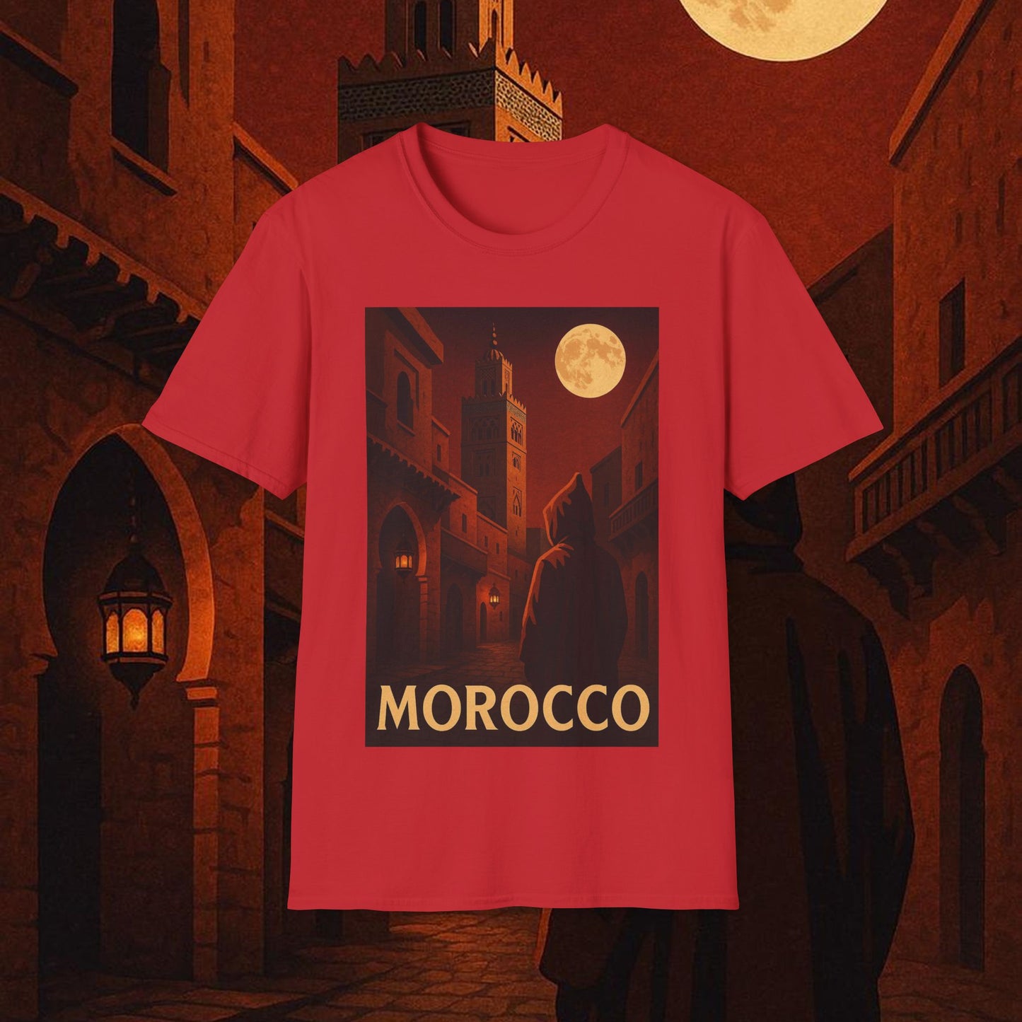 "Camiseta  Marruecos: Magia del Desierto y Ciudades de Mil Colores 🐪🏜️🕌"