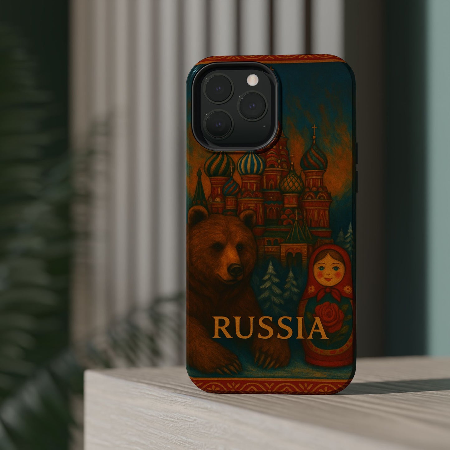 "Reinforced Magnetic Case Russia❄️ – Land of history, mystery, and grandeur"