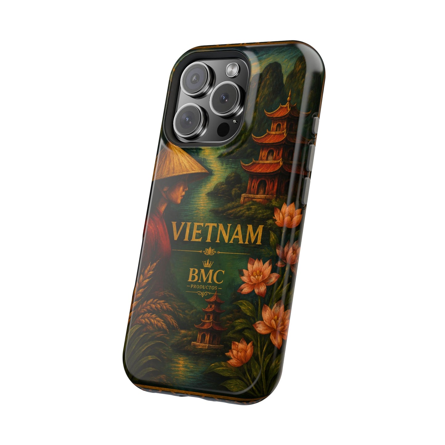 "Funda Magnética Reforzada Magnética Reforzada  Vietnam: Tradición, Naturaleza y Leyendas Ancestrales 🎋🏯🐉"