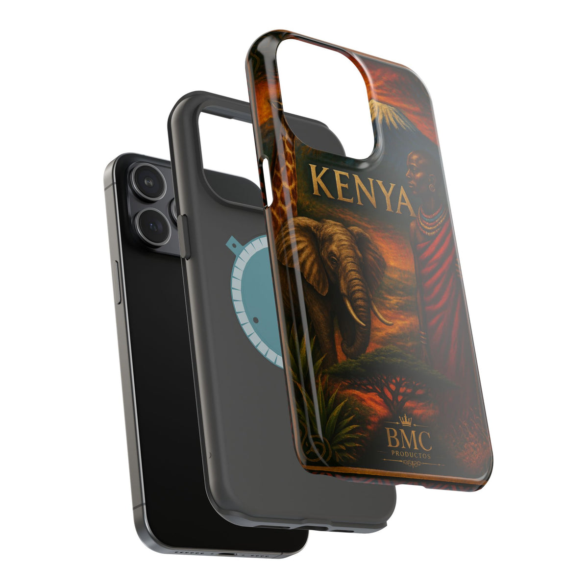 "Reinforced Magnetic Case Kenya: Wild Adventure and Land of Infinite Horizons 🦁🌄🏕️"