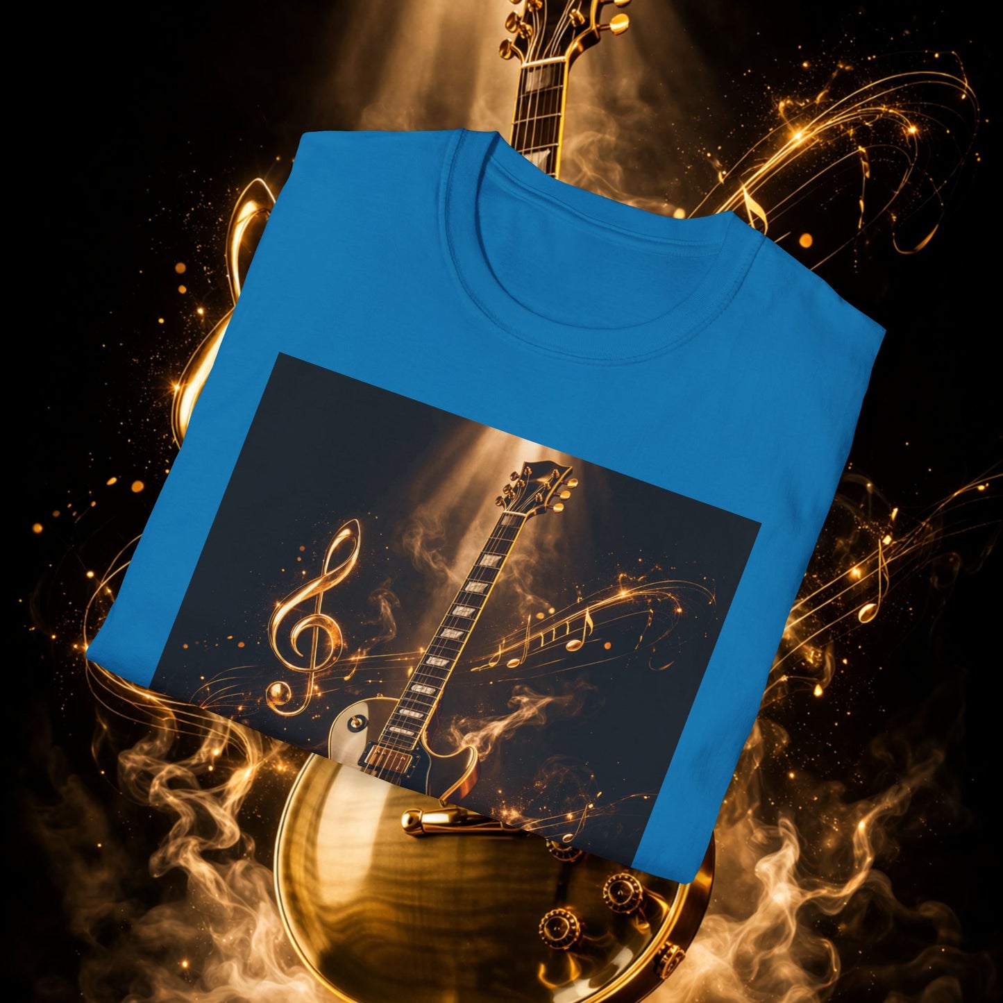 "Camiseta guitarra 🎸🔥Donde vibra una cuerda, nace una llamarada.” 🔥🎸