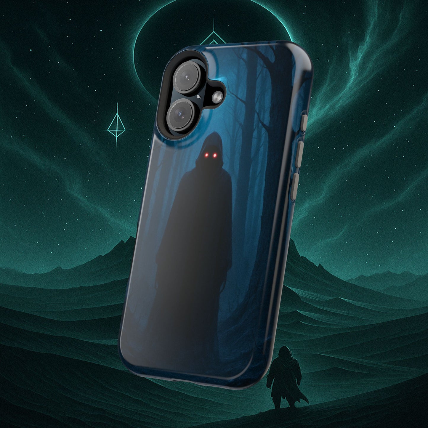 "Funda Magnética Reforzada🖤 El Vigía del Bosque Oscuro"