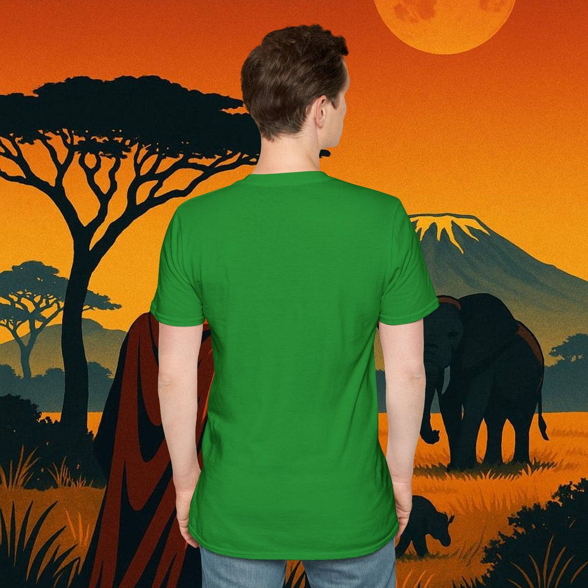 "Camiseta Kenia: Aventura Salvaje y Tierra de Horizontes Infinitos 🦁🌄🏕️"