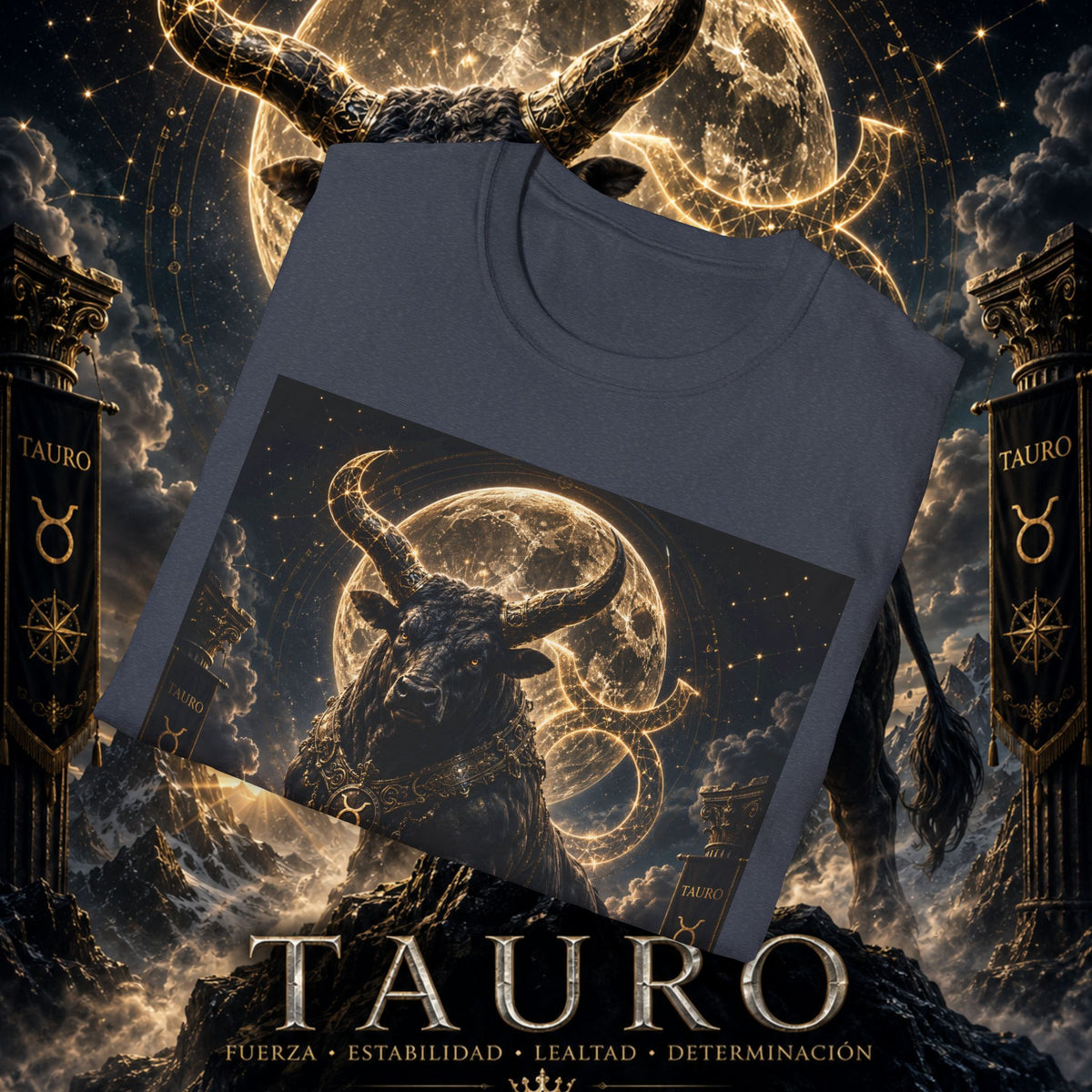 "Camiseta ♉ Tauro — Fuerza silenciosa de la tierra"