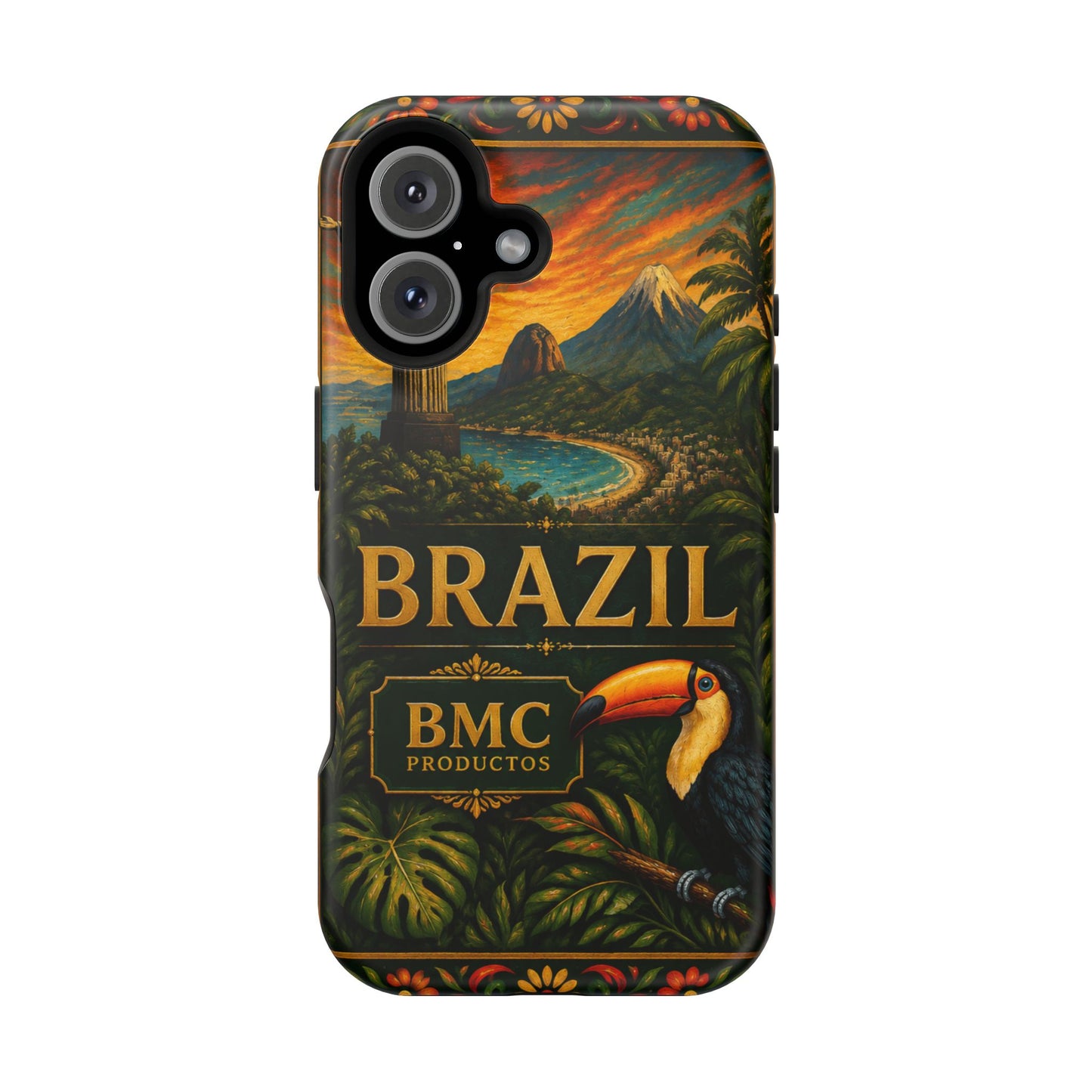 "Funda Magnética Reforzada Magnética Reforzada Brasil: Ritmo, Naturaleza y Alegría Infinita 🎶🌴🏖️"