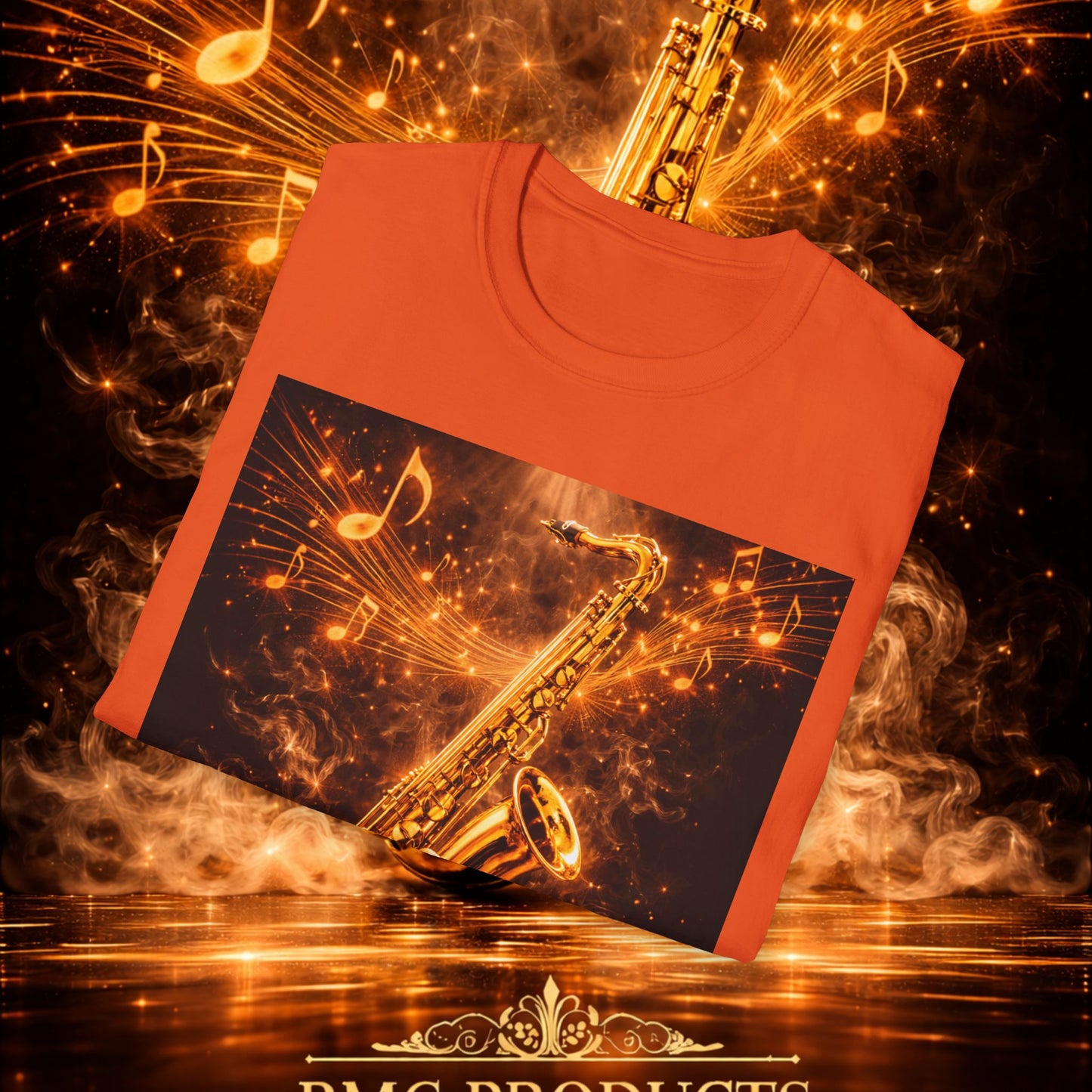 "Camiseta sax 🎷🔥 Haz que arda cada nota.” 🔥🎷