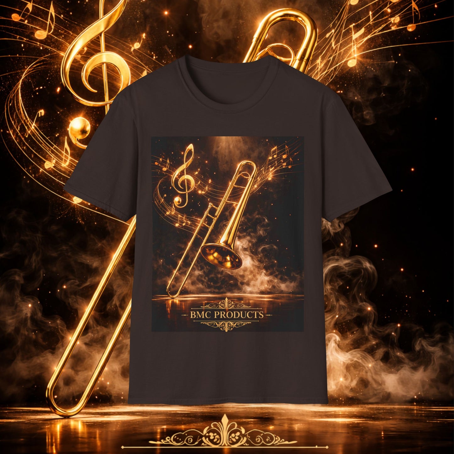 "Camiseta Trombón 🎷🔥No todos los fuegos hacen ruido… algunos tocan el alma.” 🔥🎷