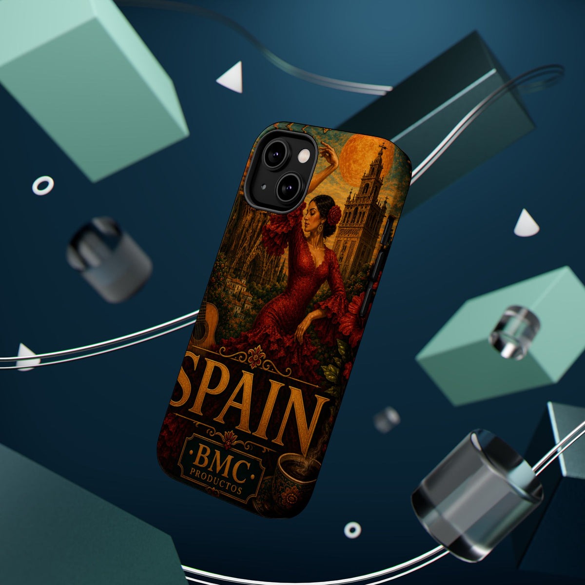 "Reinforced Magnetic Case Spain: Passion, Art, and Flavors That Make You Fall in Love 🎨💃🍷" 