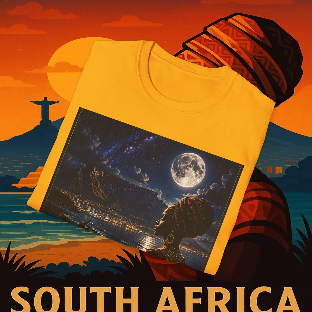"Camiseta Sudáfrica 🌍 – Un mundo de aventuras y diversidad"