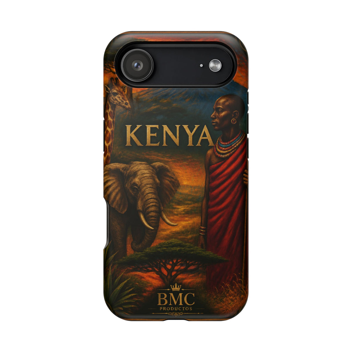 "Reinforced Magnetic Case Kenya: Wild Adventure and Land of Infinite Horizons 🦁🌄🏕️"