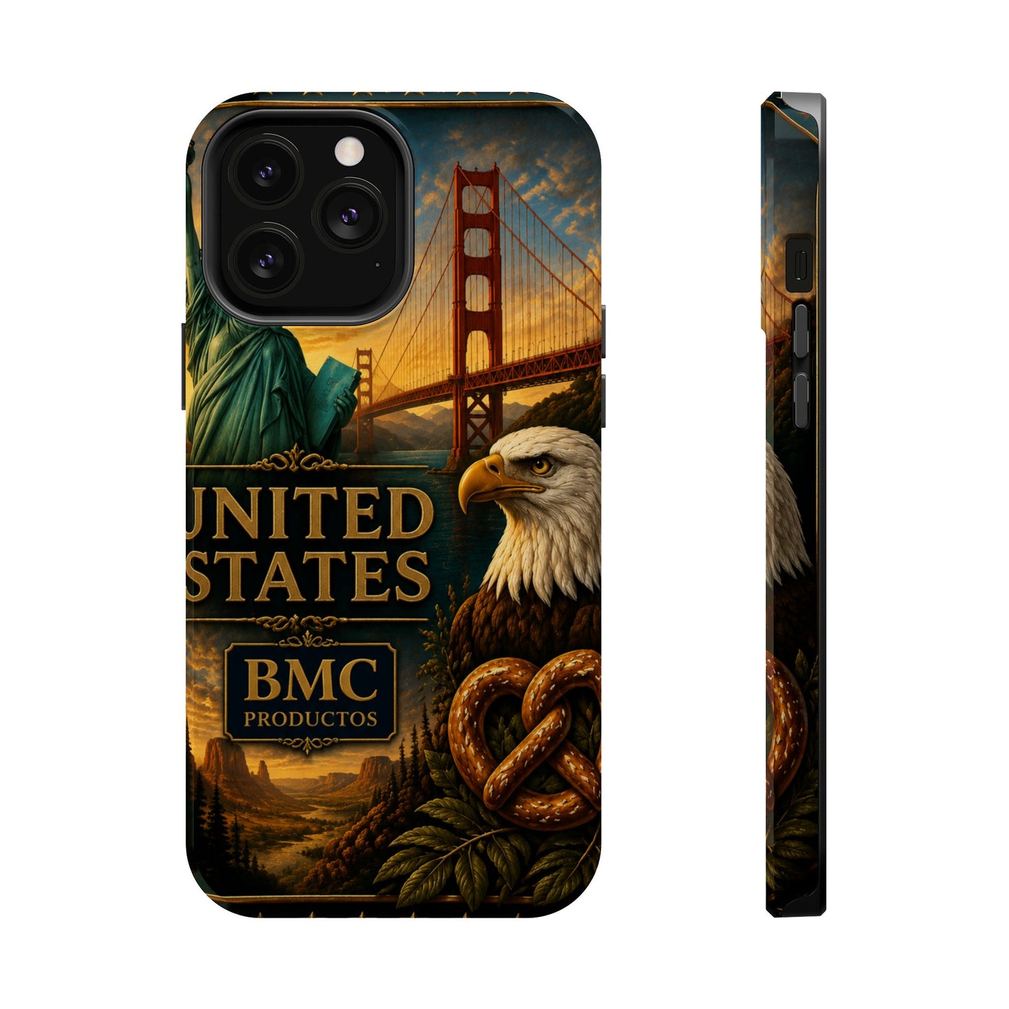 "Funda Magnética Reforzada Estados Unidos: Sueños, Libertad y Grandes Horizontes 🗽🏜️🌆"
