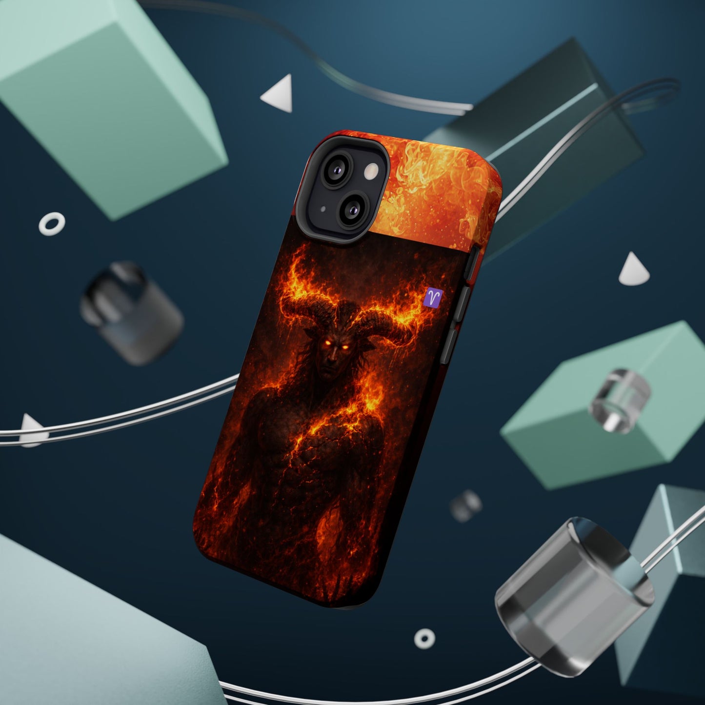 "Funda Magnética Reforzada ♈ Aries — Espíritu de fuego"