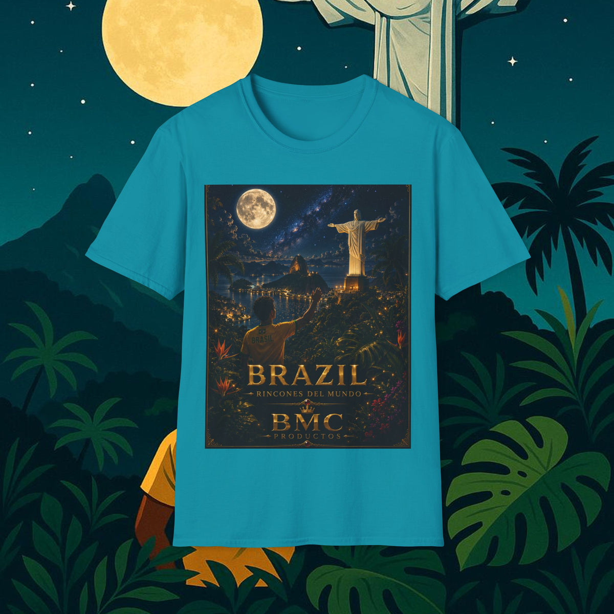 "Camiseta Brasil: Ritmo, Naturaleza y Alegría Infinita 🎶🌴🏖️"
