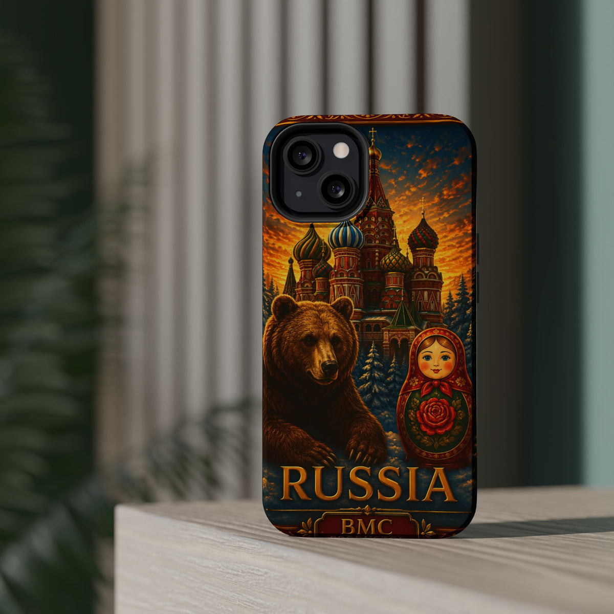 "Reinforced Magnetic Case Russia❄️ – Land of history, mystery, and grandeur"
