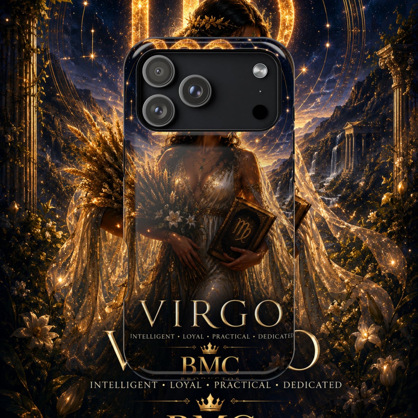"Funda Magnética Reforzada ♍ Virgo-La Guardiana del Conocimiento"
