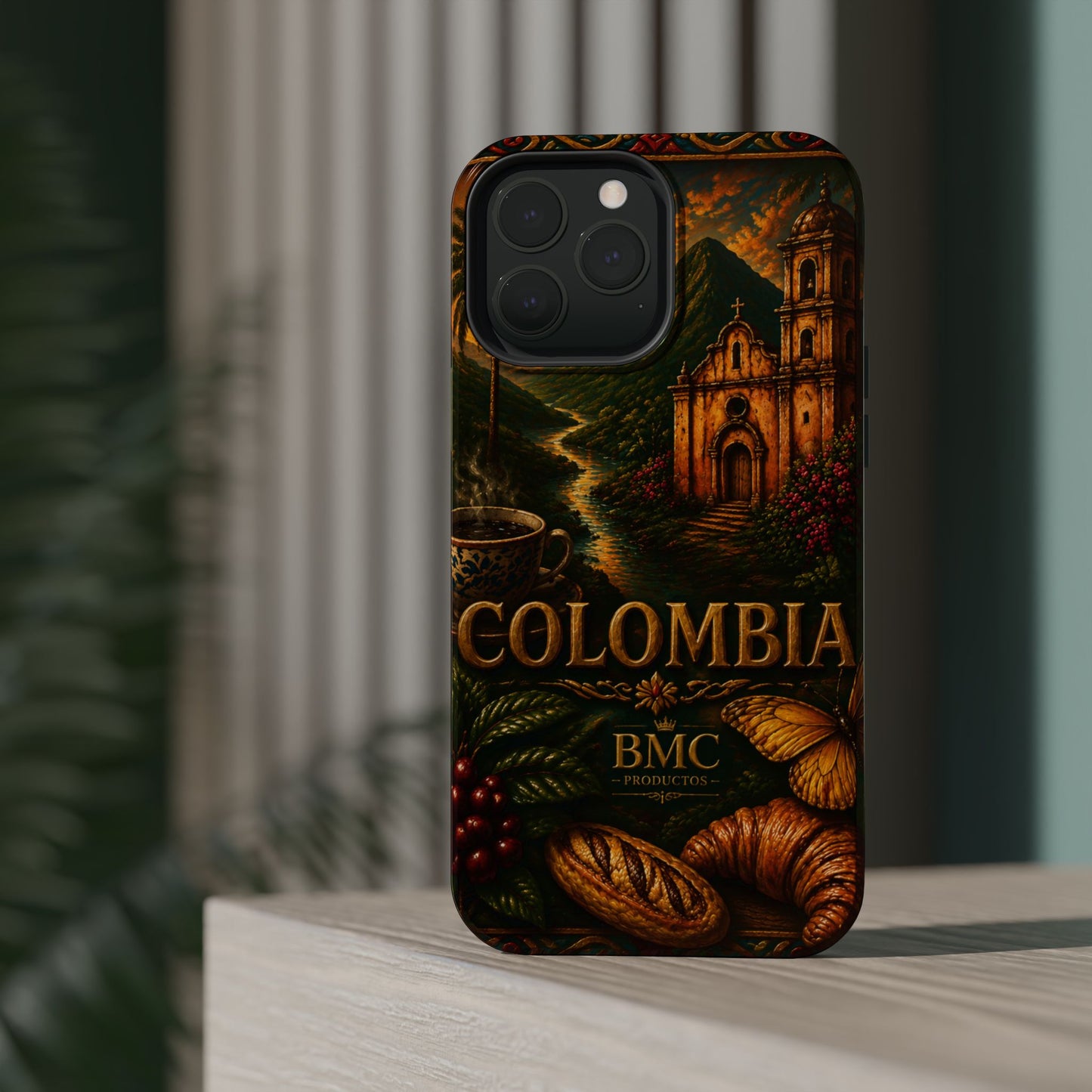"Funda Magnética Reforzada Colombia: Magia de Colores, Café y Tradición ☕🎨🌄"