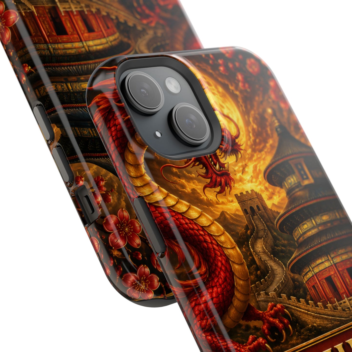"Funda Magnética Reforzada Magnética Reforzada China – Dragones, murallas y leyendas eternas"