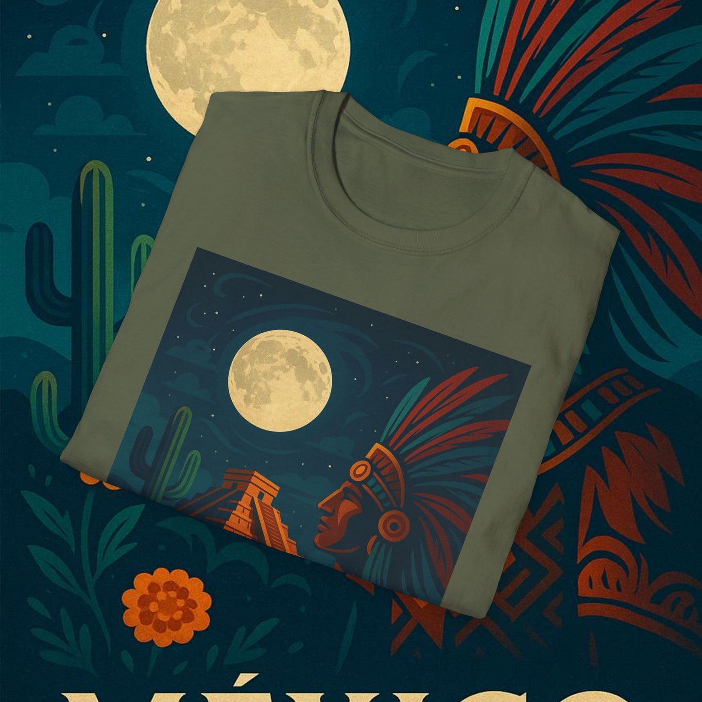 "Camiseta México: Tierra de Colores, Cultura y Corazón 🌵🎉🪅"