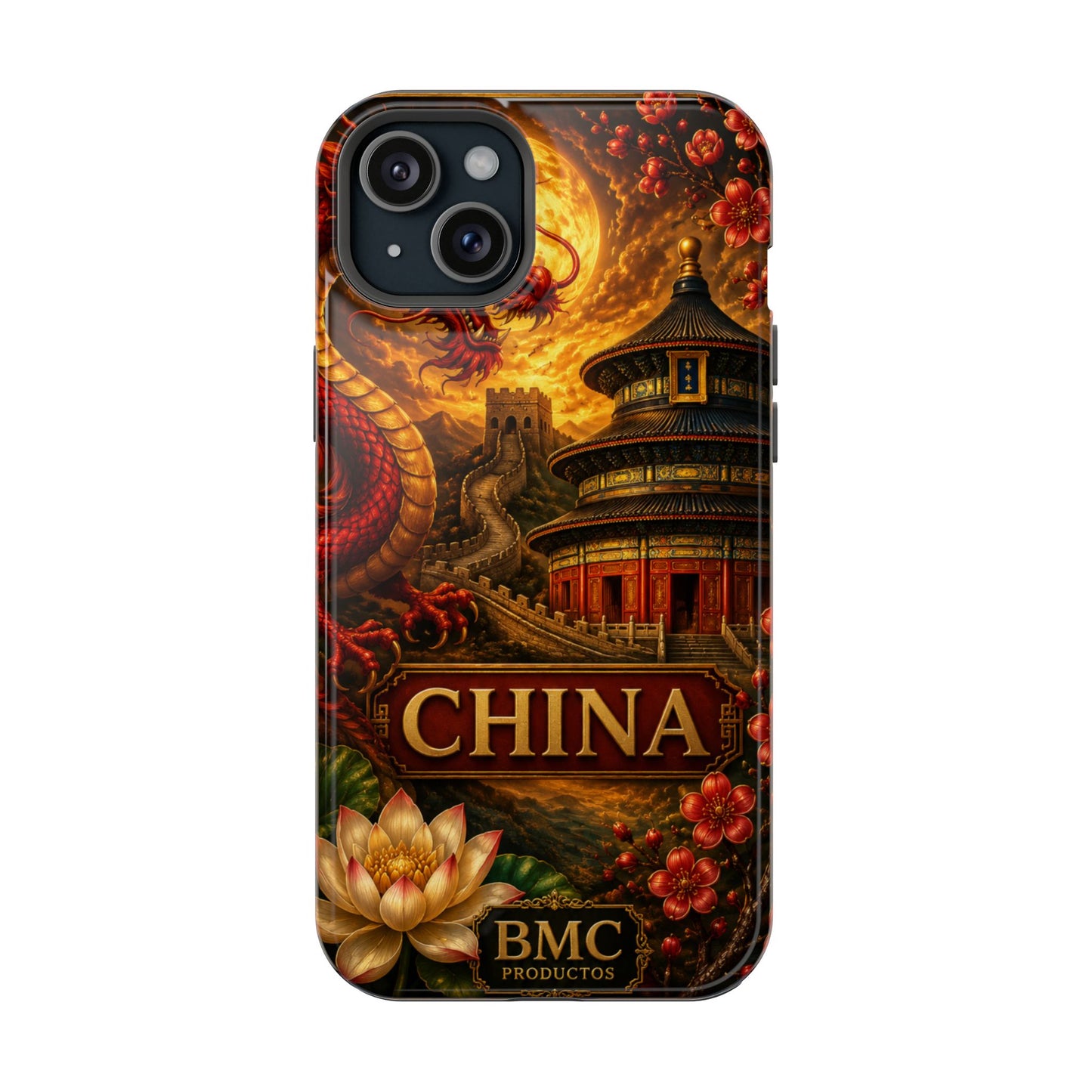 "Funda Magnética Reforzada Magnética Reforzada China – Dragones, murallas y leyendas eternas"