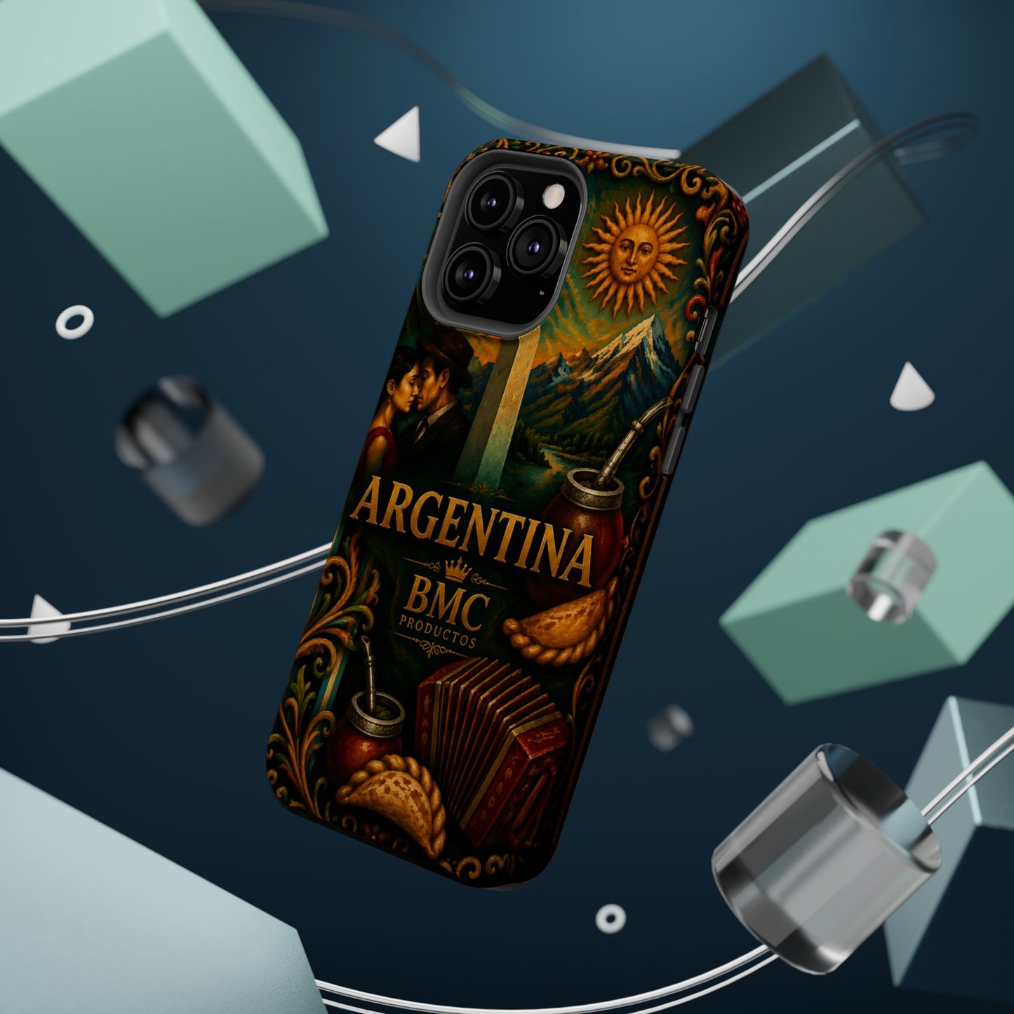 "Funda Magnética Reforzada Argentina: Pasión, Tradición y Tierra de Sueños🔥🏞️"