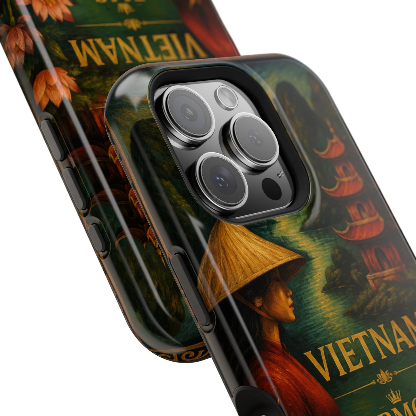 "Funda Magnética Reforzada Magnética Reforzada  Vietnam: Tradición, Naturaleza y Leyendas Ancestrales 🎋🏯🐉"
