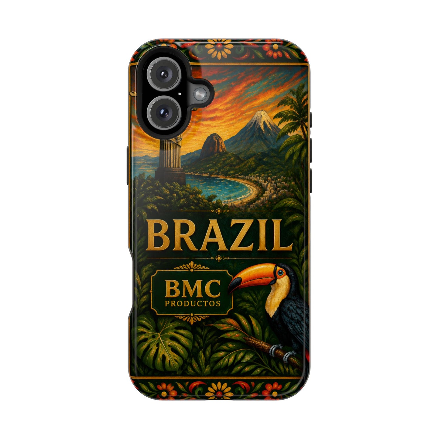 "Funda Magnética Reforzada Magnética Reforzada Brasil: Ritmo, Naturaleza y Alegría Infinita 🎶🌴🏖️"