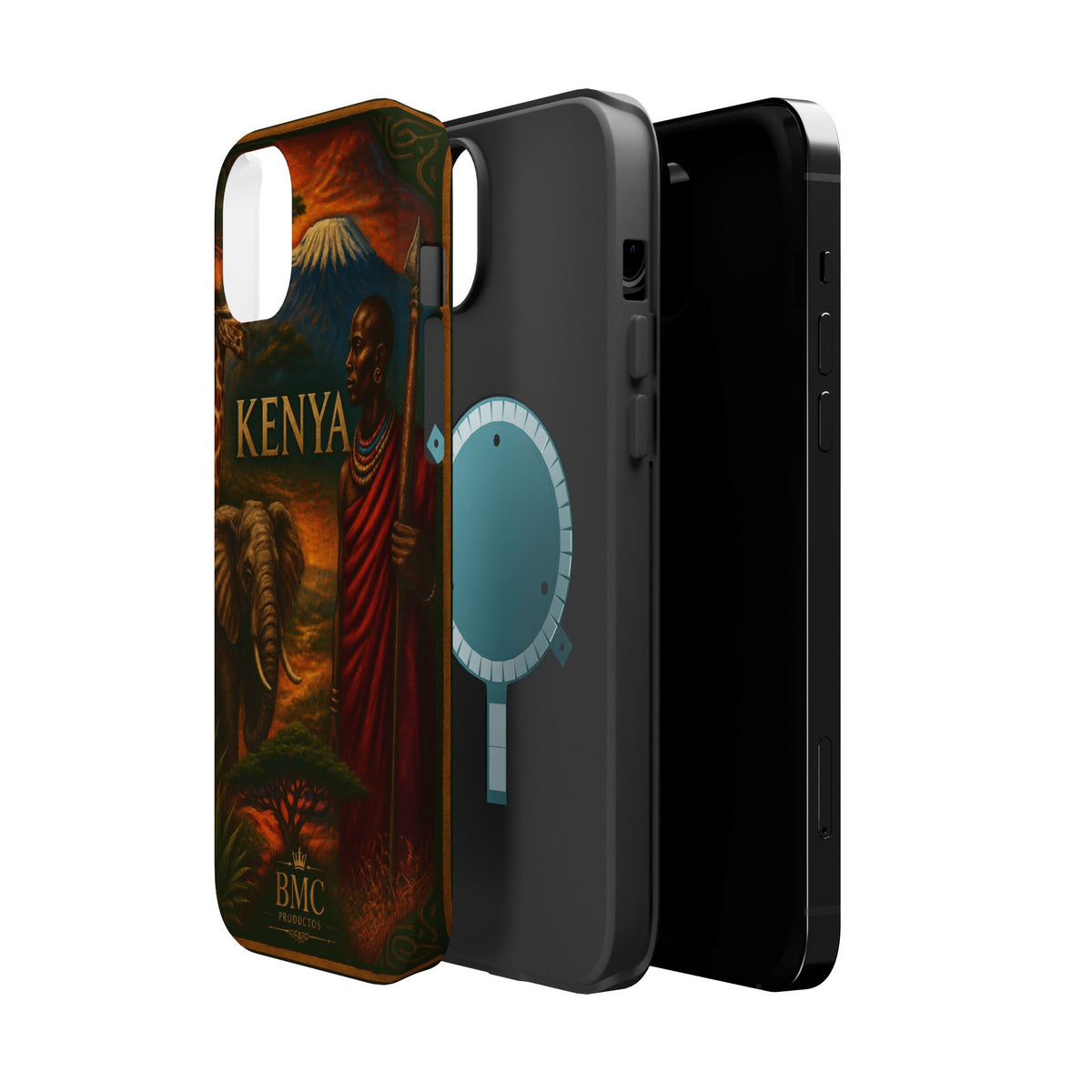 "Reinforced Magnetic Case Kenya: Wild Adventure and Land of Infinite Horizons 🦁🌄🏕️"