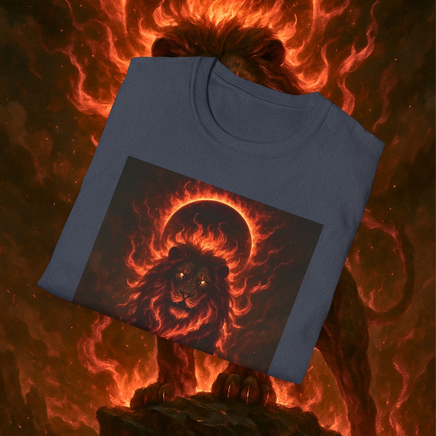 "Camiseta ♌ Leo — Soberano del fuego eterno"