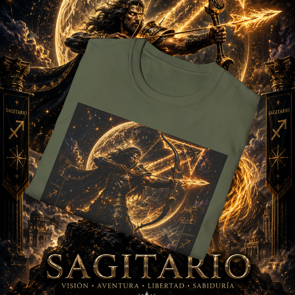 "Camiseta Sagitario – El Cazador del Horizonte"