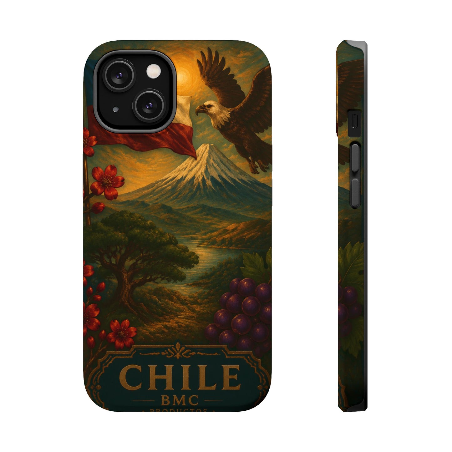 "Funda Magnética Reforzada Magnética Reforzada Chile: Naturaleza Indómita y Horizontes Eternos 🏔️🍇🏜️"