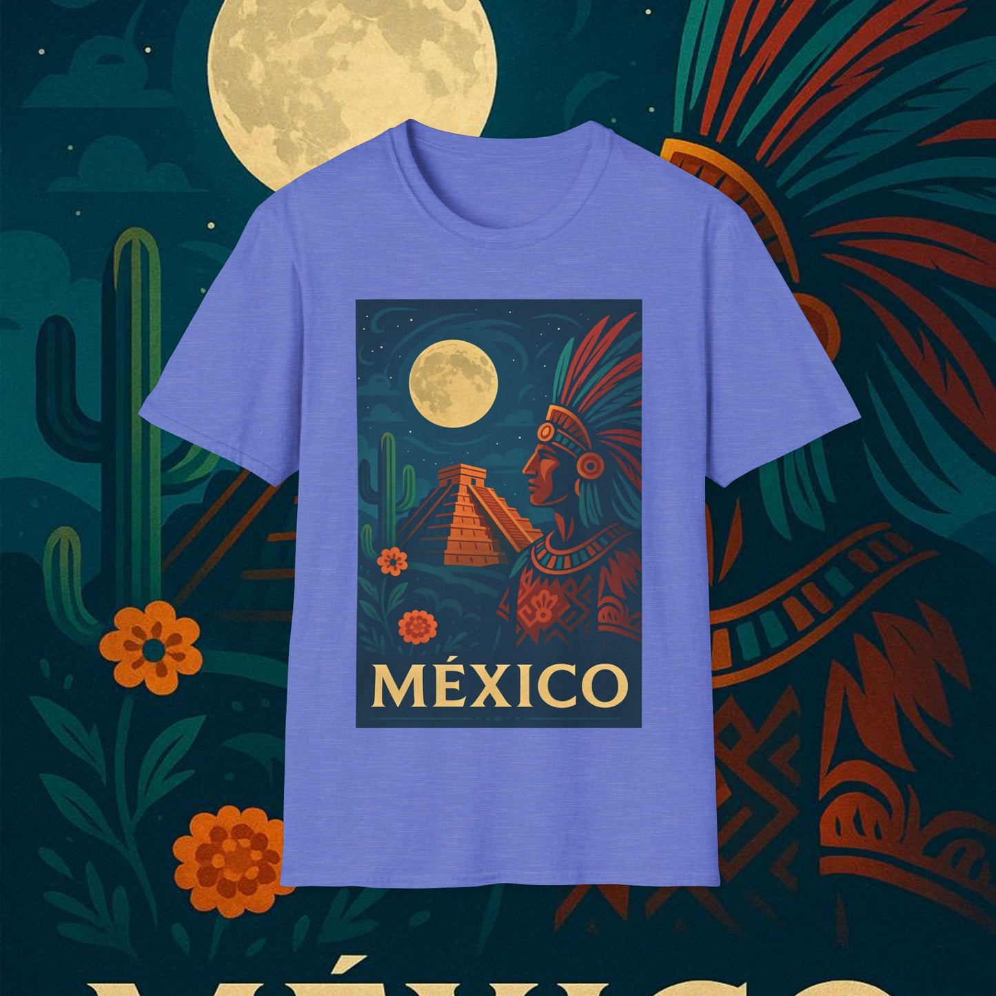 "Camiseta México: Tierra de Colores, Cultura y Corazón 🌵🎉🪅"