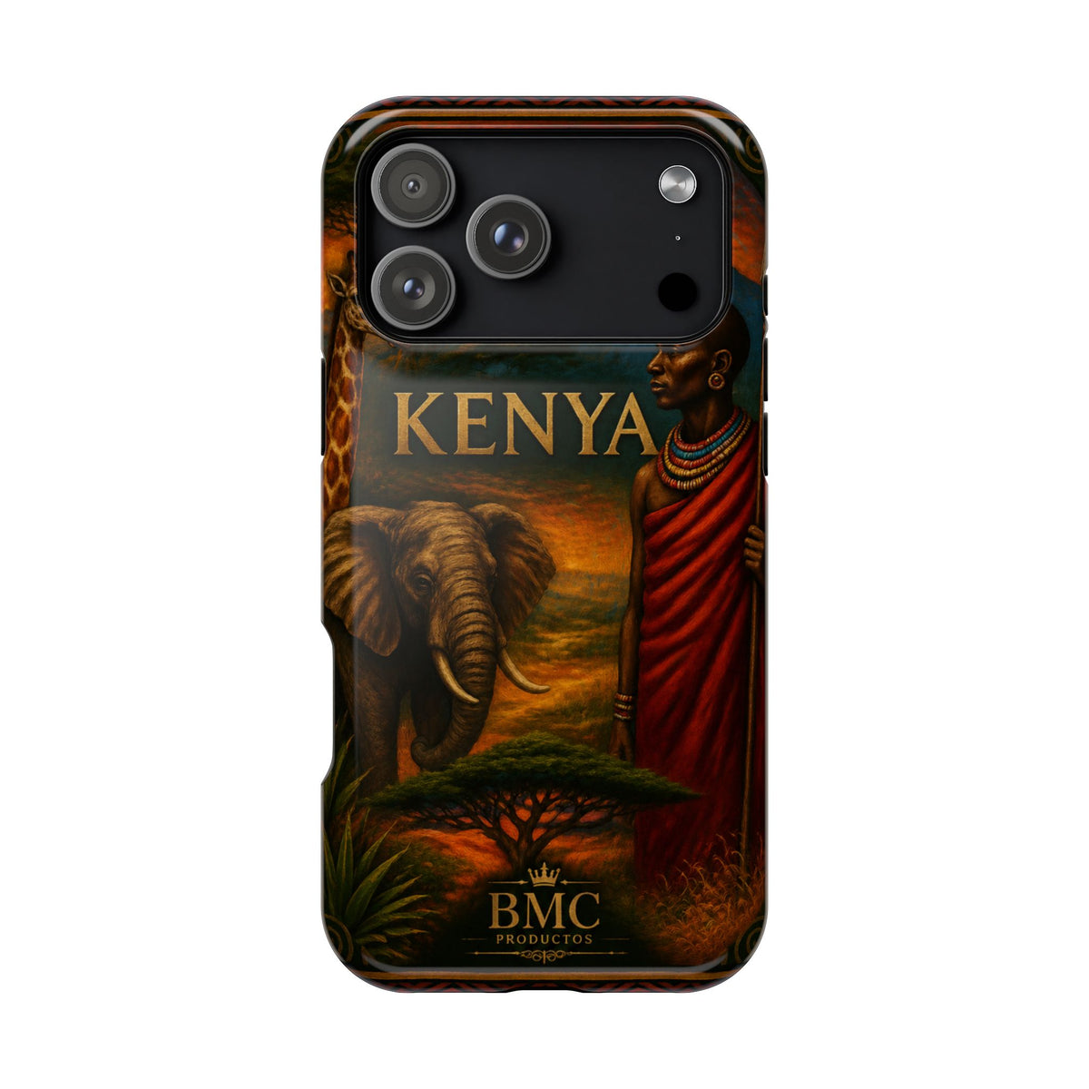 "Reinforced Magnetic Case Kenya: Wild Adventure and Land of Infinite Horizons 🦁🌄🏕️"