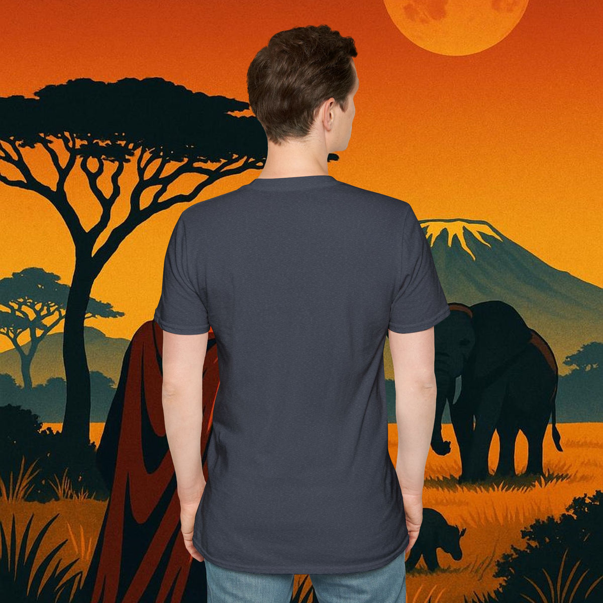 "Camiseta Kenia: Aventura Salvaje y Tierra de Horizontes Infinitos 🦁🌄🏕️"