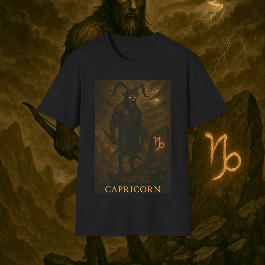 "Camiseta ♑ Capricornio – El Guardián de las Cumbres"