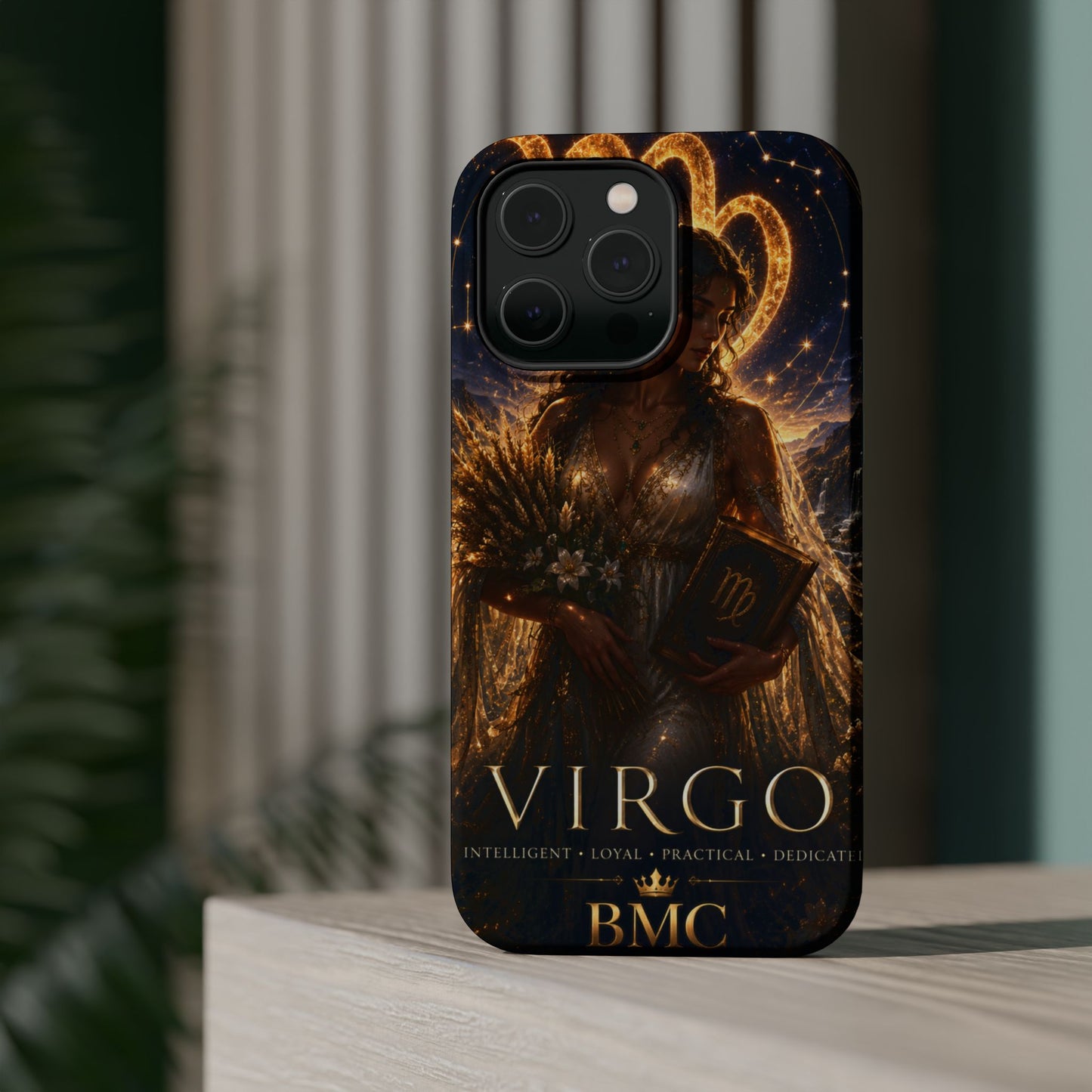 "Funda Magnética Reforzada ♍ Virgo-La Guardiana del Conocimiento"