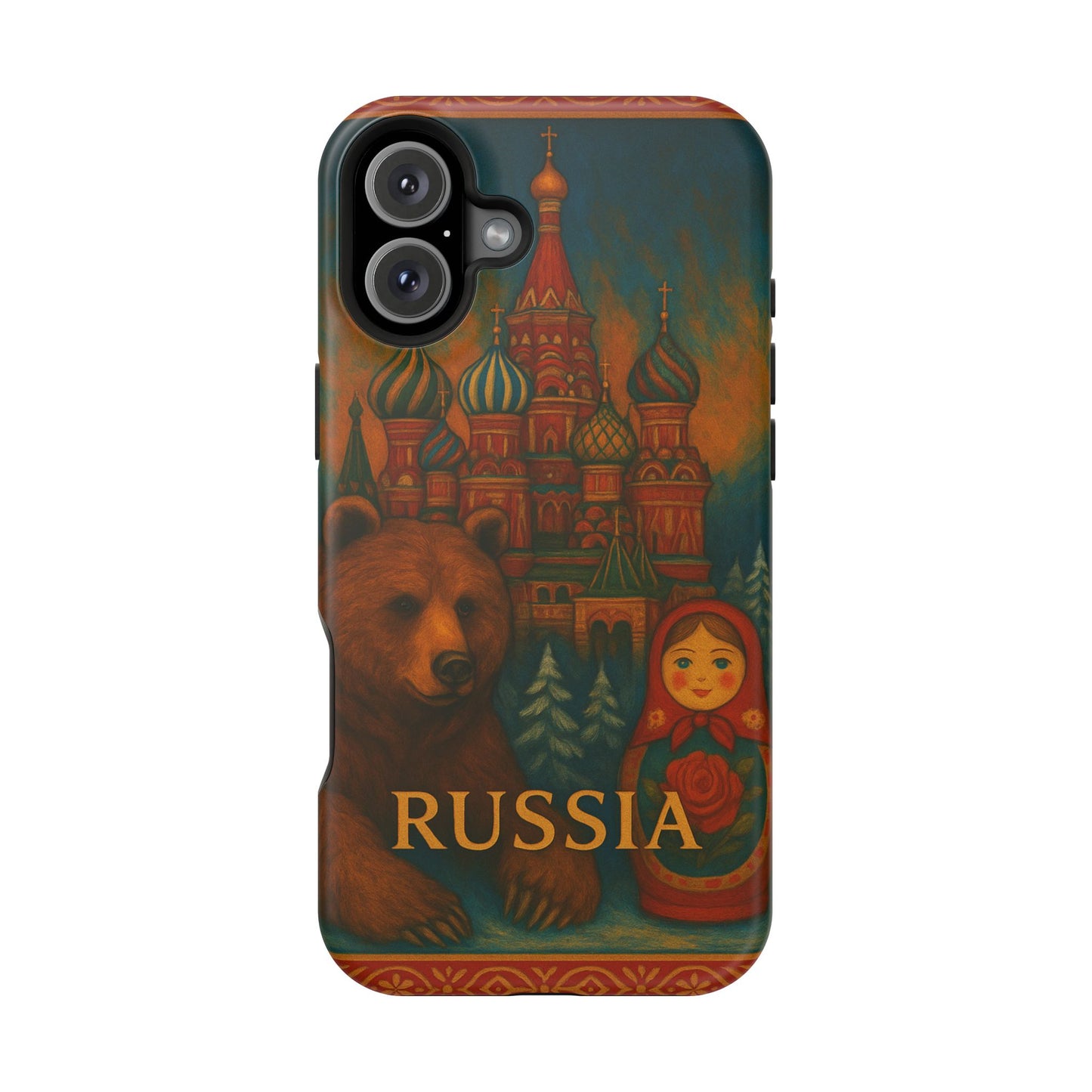 "Reinforced Magnetic Case Russia❄️ – Land of history, mystery, and grandeur"