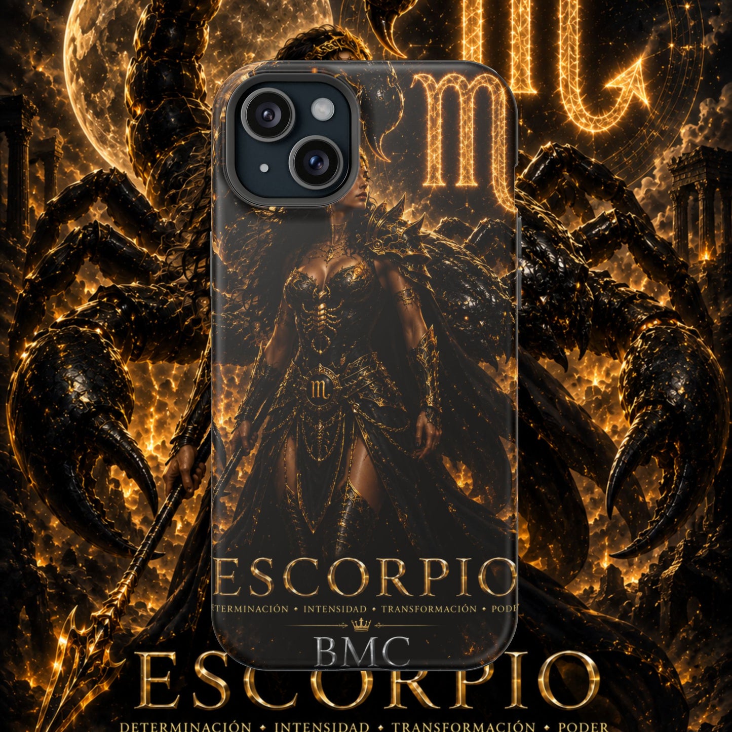 "Funda Magnética Reforzada ESCORPIO M –La Vigilante de las Sombras"