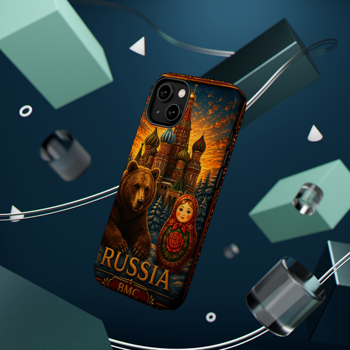 "Reinforced Magnetic Case Russia❄️ – Land of history, mystery, and grandeur"